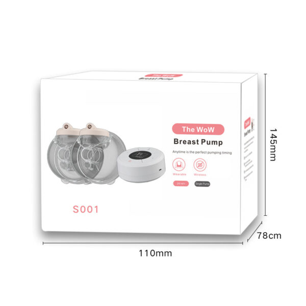 PW01 Single Electric Breast Pump With 3 Modes And 9 Suction Levels For Expressing At Home Or Outdoors 1 Pump And 1 Cup - White - Image 2