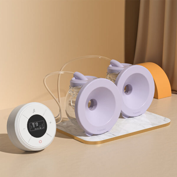 PW01 Single Electric Breast Pump With 3 Modes And 9 Suction Levels For Expressing At Home Or Outdoors 1 Pump And 1 Cup - White - Image 3